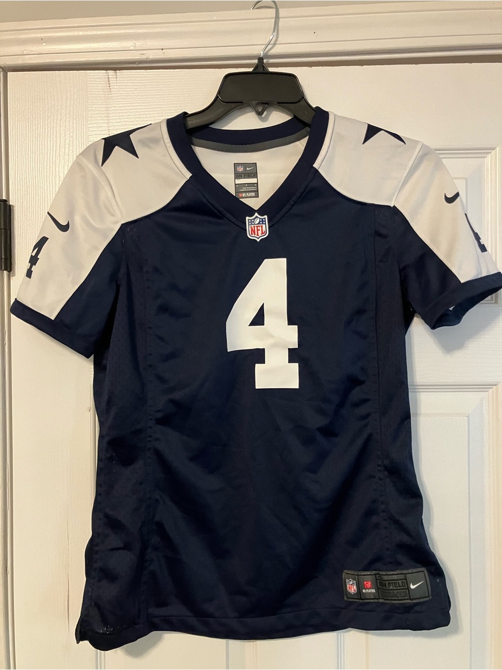 Dallas Cowboys Dak Prescott #4 On Field Womens Jersey Size Medium